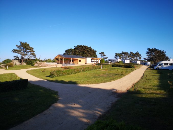 pitches with sanitary Finistère North